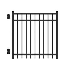 an image of a black gate on a white background