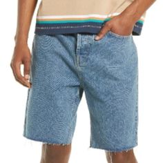 Urban Outfitters Bdg Dad Denim Shorts Color: Blue 100% Cotton 5 Pocket Style Casual Denim Shorts Relaxed Fit Light Wash Button Fly Unhemmed Machine Wash, Wash Inside Out Msrp $54 Measurement: Sz 32 Waist 33"/Rise 11"/Inseam 8"/Thigh 24"/Hip 43"/Leg Opening 19" Sz 34 Waist 34"/Rise 11.5"/Inseam 8"/Thigh 25"/Hip 45"/Leg Opening 20" Casual Denim Shorts, Dad Shorts, Urban Outfitters Men, Urban Outfitters Jeans, Dad Jeans, Distressed Jean Shorts, Distressed Denim Shorts, Light Blue Denim, Cropped Denim