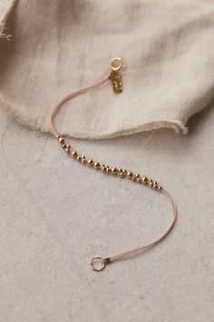 Leo Major Bracelet, blush styled - Abacus Row Handmade Jewelry | Handmade Bracelets Beads Bracelet Design, Silk Cord, Beaded Bracelets Diy, Cord Bracelets, Bead Jewellery, Custom Bracelets, Beaded Jewelry Diy, The Gold, Cute Jewelry