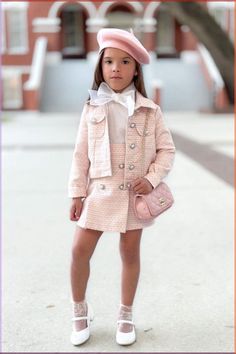 Testosterone levels can change due to factors like age and lifestyle. But don't worry, you can boost your testosterone naturally. One way is by eating the Elegant Kids Outfit, Pink Tweed Outfit, School Outfits Kids, Buttons Outfit, Kid Girl Outfits, Tweed Outfits, Pink Tweed Skirt, Chic Kids