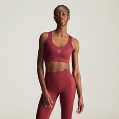 adidas Shop the adidas by Stella McCartney TruePurpose Power Impact Training Medium-Support Bra - Burgundy at adidas.com/us! See all the styles and colors of adidas by Stella McCartney TruePurpose Power Impact Training Medium-Support Bra - Burgundy at the official adidas online shop. Adidas Functional Running Activewear, Red Adidas Activewear For Gym, Adidas Functional Activewear For Training, Functional Adidas Activewear For Training, Functional Adidas Training Activewear, Adidas Functional Sweat-resistant Activewear, Adidas Yoga Sportswear Activewear, Adidas Yoga Sportswear, Red Adidas Activewear For Sports