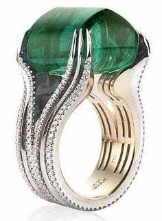 Green Ring, Emerald Diamond Ring, Bling Rings, I Love Jewelry, Emerald Jewelry, Zambia, Emerald Diamond, Emerald Ring, Bling Bling