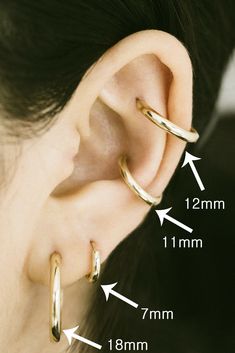 Price is for one single piece you will receive a single piece per a order 14K Solid Real Yello Gold 22g 22Guage(0.5mm) Ear Studs Post Piercing Earrings For One Piece Material: 14K Gold, 14K Whiteplatedgold, 14K Rosegold Inner diameter - 7.0mm, 8.0mm, 9.0mm, 11.0mm, 12.0mm, 14.0mm, 18.0mm Outer diameter- 10.0mm, 11.2mm, 12.1mm, 13.8mm, 14.6mm, 17.4mm, 20.8mm Ring thickness- 2.0mm Pin thickness - 0.77mm Adjustable Hoop Cartilage Earrings Tarnish Resistant, Adjustable Tarnish Resistant Hoop Cartilage Earrings, Adjustable Tarnish-resistant Hoop Cartilage Earrings, Classic Adjustable Hoop Cartilage Earrings, Classic Adjustable Pierced Cartilage Earrings, Nickel Free Adjustable Huggie Piercings, Adjustable Nickel-free Huggie Piercings, Adjustable Hoop Single Earring Piercing, Adjustable Hoop Single Earring