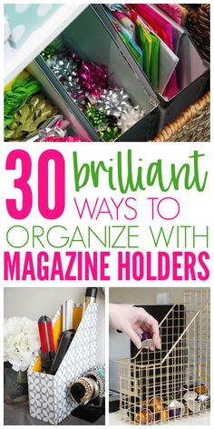 the ultimate guide to organizing with magazine holders