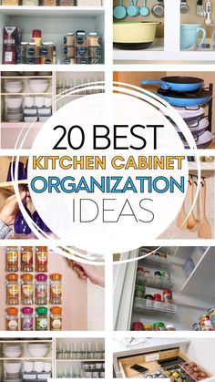 the top 20 best kitchen cabinet organization ideas