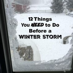 Winter Hacks Cold Weather, Winter Storm Prep, Winter Storm Preparedness, Cold Weather Hacks, Storm Preparedness, Emergency Preparedness Checklist, Emergency Prepardness