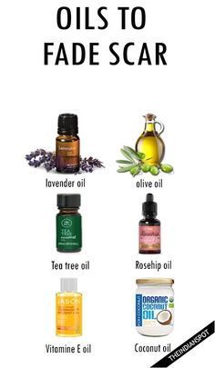 Oils For Scars, Diy Kosmetik, Natural Sleep Remedies, Natural Cough Remedies, Acne Remedies, Skin Remedies, Vitamin E Oil, Rosehip Oil, Tree Oil