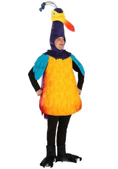 a person in a costume that looks like a bird