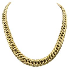 Experience the artistry of fine craftsmanship with this exquisite curb chain link necklace by renowned designer, Nicolis Cola. Measuring 18 inches in length, this necklace features a striking graduated design, with links that transition from delicate and thin near the secure box clasp, to bold and wide at the bottom. This thoughtful progression in width creates a sense of fluidity and movement, making it a statement piece that exudes both elegance and strength. Crafted with precision and attention to detail, the necklace’s sleek, polished links catch the light beautifully, offering a sophisticated shine that complements any outfit. The secure double safety box clasp ensures both style and functionality, allowing you to wear this luxurious necklace with confidence. Whether worn on its own o Safety Box, Curb Chain Necklace, Box Clasp, Chain Link Necklace, Curb Chain, Link Necklace, Modern Classic, Statement Pieces, Chain Link