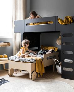 Do you need to accommodate two kids in one room? Rafa-kids has an excellent option for you. Two modern beds, compact and perfect for small spaces. They are designed from high-quality material and will last years to come. Durable Furniture, Stylish Beds, Teen Bedding, Childrens Beds, Kids Store, Bunk Bed