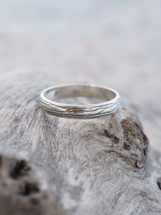 Lines Wedding Band in Silver - Gardens of the Sun | Ethical Jewelry Nature-inspired Sterling Silver Wedding Gift, Gothic Jewelry Rings, Victorian Gothic Jewelry, Sun Jewelry, Silver Wedding Band, Three Stone Diamond Ring, Three Stone Diamond, Gothic Rings, Silver Wedding Bands