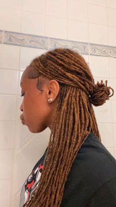 Locs Aesthetic, Hairstyle Braids, Loc Hairstyles, Aesthetic Brown, Dreadlock Styles, Dreads Styles, Dread Hairstyles