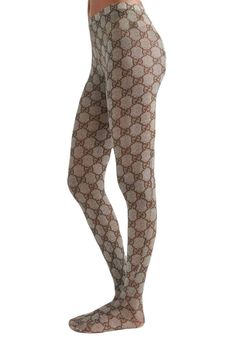 Trendy Stretch Tights, Trendy Brown Stretch Leggings, Trendy Compression Tights, Trendy Stretch Brown Leggings, Trendy Fitted Brown Leggings, Beige High Stretch Full Length Tights, Brown Tight Full-length Bottoms, Tight Brown Leggings, Brown Fitted Full-length Tights