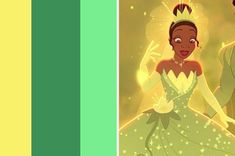 the princess and the frog from disney's animated movie