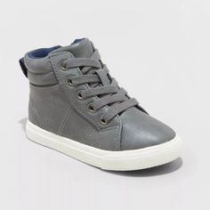 Toddler Boys' Mateo High Top Sneakers - Cat & Jack™ : Target Casual Synthetic Sneakers For Playtime, Casual Scratch-resistant Sneakers For Playtime, Casual Scratch-resistant Lace-up High-top Sneakers, Casual Lace-up Scratch-resistant High-top Sneakers, Casual Scratch-resistant High-top Sneakers, Casual High-top Sneakers For Playtime, Toddler Winter Boots, Boys Snow Boots, Toddler Rain Boots