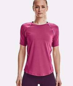 Under Armour Rush T-Shirt Women's L Pink Quartz Sportswear Tee Activewear Top | eBay Women Sportswear, Active Wear Shorts, Under Armour Shirts, Pink Quartz, Sportswear Women, Active Wear Tops, Workout Wear, Sport T Shirt, Short Sleeve Top