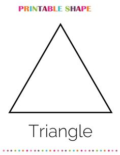 a triangle with the word triangle on it and an image of a triangle that says triangle