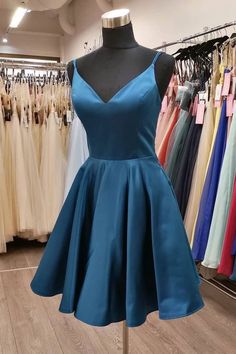 Spaghetti Straps A-line Homecoming Dresses Short Graduation Dresses for Teens Short Cocktail Dress,GD422 on Storenvy Hoco 2022, Vestido Charro, Hoco Inspo, Simple Evening Dress, Short Bridesmaid Dress, Simple Homecoming Dresses, Short Graduation Dresses, Designer Board, Prom Dresses Simple