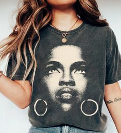 Lauryn Hill Retro Graphic T-shirt, 90's Lauryn Hill Hip Hop shirt, The Miseducation of Lauryn Hill Unisex Heavy Cotton T-shirt, Gift for fan : 100% Cotton (fiber content may vary for different colors) .: Medium fabric (5.3 oz/yd² (180 g/m .: Classic fit .: Runs true to size HOW TO ORDER Pick you favorite design. Review the size & color charts above FIRST and then select shirt size and color from the dropdown menu. Indicate the birthday year in the personalization box. Please note size measuremen The Miseducation Of Lauryn Hill, Lauren Hill, Miseducation Of Lauryn Hill, Hip Hop Shirts, Lauryn Hill, Matching Colors, Color Charts, Personalized Shirts, Cotton Fiber