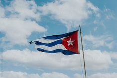 a flag flying in the wind on a cloudy day by jodi lenski for stocks & bond