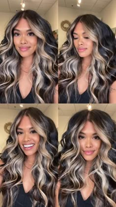 Face Frame Hair Color, Face Frame Highlights Dark Hair, Blonde Highlights On Dark Hair, Bold Hair Color, Face Frame