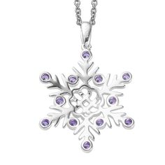 Presenting a snowflake pendant meticulously designed in sterling silver, complemented by a stainless steel necklace measuring 20 inches. This simulated diamond pendant features a metallic snowflake motif adorned with bezel-set round shape simulated diamond accents.

 



Details

 



Metallic snowflake motif design
Simulated diamond accents
Bezel-set gemstone setting
Reflects the beauty of a snowflake
Combination of sterling silver and stainless steel
Matinee length chain
Smooth under gallery
Comfortable to wear Gemstone Setting, Snowflake Pendant, Motif Design, Steel Necklace, Stainless Steel Necklace, Blue Diamond, Bezel Setting, Diamond Pendant, Round Shape