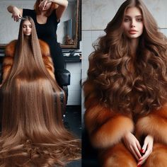 Best Haircuts For Women, Before And After Haircut, Anime Long Hair, Best Haircuts, Beautiful Curly Hair, Long Dark Hair