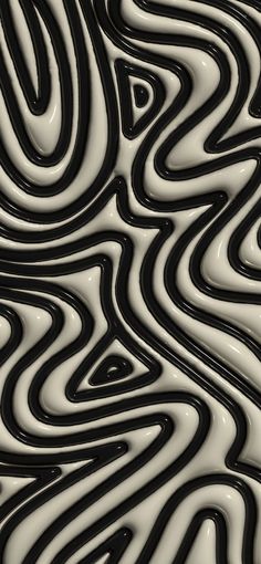 an abstract black and white background with wavy lines