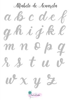 the latin alphabet is shown in grey and white, with an upper case that has been drawn