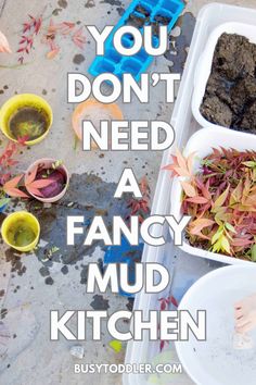 Click here to see how to build a mud kitchen from Busy Toddler.  You don't need a fancy mud kitchen that costs a fortune, this is simple and easy and your kids will love playing with it for hours. Mud Station Outdoor Play, Mud Pie Outdoor Play, Sandbox With Mud Kitchen, Mud Kitchen Cinder Blocks, Portable Mud Kitchen, Make Your Own Mud Kitchen, Dollar Tree Mud Kitchen, Build A Mud Kitchen, Pvc Mud Kitchen