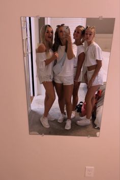 whiteout football theme mirror pic White Out Themed Football Game, White Out Football Game Theme, Whiteout Football Theme Outfit, Friends Mirror Pic, Football Game Signs