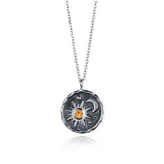 This Sun Moon Phase Necklace is the perfect way to show your allegiance to the Wiccan faith. It features a sun and moon charm, both symbols of Wicca's two most important aspects. The necklace also has a phase charm, a reminder that everything in life is temporary and that nothing stays the same forever. Specification:Material; Alloy Size Information:Pendant: 2.5cmChain length:46+5cm Cresent Moon Necklace, Sun And Moon Necklace, Ladies Necklace, Lovers Necklace, Coin Pendant Necklace, Round Pendant Necklace, Gothic Necklace, Moon Pendant Necklace, Chain Fashion