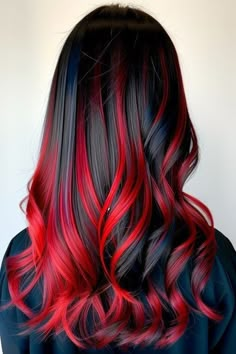 Gemini Hair Trend, Gemini Hairstyles, Exotic Hair Color, Gemini Hair, Exotic Hair, Red Hair Inspiration, Exotic Hairstyles, Cute Hair Colors, Creative Hair Color