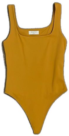 Fitted Bodysuit For Summer Workwear, Chic Yellow Fitted Bodysuit, Aritzia Babaton, Warm Yellow, Tank Bodysuit, Collage, Yellow, Women Shopping, Gold