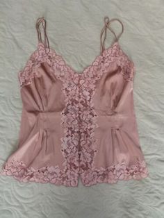 ad eBay - Find many great new & used options and get the best deals for AUTH Dolce&Gabbana dusty rose lace trimmed silk top 40it at the best online prices at eBay! Free shipping for many products! Dusty Rose Pink, Current Fashion, Rose Lace, Pink Lace, Silk Top, Rose Pink, Dusty Rose, Pink Roses, Lace Trim