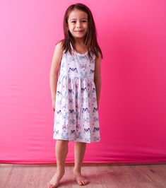 This dreamy dress is made to make any toddler twirl with joy! Soft bamboo fabric and long sleeves keep them comfy and stylish while they explore, frolic, and flutter through their day! 93% Bamboo and 7% spandex Wash cold with like colors; stays soft wash after wash Long Sleeve Twirl Ready Summer Flowy Twirl Dress For Playdate, Flowy Twirl Dress For Summer Playdate, Playful Cotton Loungewear Dress, Comfortable Casual Twirl Dress For Playtime, Flowy Casual Twirl Dress For Playtime, Casual Flowy Twirl Dress For Playtime, Playful Pink Flowy Twirl Dress, Cute Flowy Twirl Dress For Playdate, Cute Spring Twirl Dress For Sleepovers