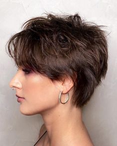 Wispy Pixie, Very Short Bangs, Very Short Pixie Cuts, Shaggy Pixie, Curly Pixie Hairstyles, Short Hairstyles Fine, Pixie Cut With Bangs, Short Pixie Cut, Short Hair Haircuts