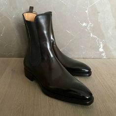 Handmade Men Dark Brown with Darker Patina Chelsea Boot on Storenvy Patina Style, Quality Leather Boots, Men Dress Shoes, Pregnancy Shoes, Custom Design Shoes, Leather Chelsea Boots, Chelsea Boot, How To Look Classy, Brown Fashion