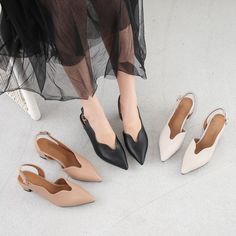 Heel Height: 5.5cmPlatform Height: 1 cmStyle: Fashion,KoreanOccasion: Casual,Party/Club,Office/Career,DressSeason: Spring,Summer,Fall/Autumn,WinterPackage Contents: 1 x Shoes (Pair)Size Guide:34 = foot length 21.5-22cm (Foot width=8-8.5cm)35 = foot length 22-22.5cm (Foot width=8.5cm)36 = foot length 22.5-23cm (Foot width=8.5-9cm)37 = foot length 23-23.5cm (Foot width=9cm)38 = foot length 23.5-24cm (Foot width=9-9.5cm)39 = foot length 24-24.5cm (Foot width=9.5-10cm)40 = foot length 24.5-25cm (Foo Trendy Beige Slingback Sandals With Flat Heel, Beige Flat Heel Slingback Pumps For Summer, Beige Slingback Pumps With Low Heel For Summer, Beige Pointed Toe Slingback Sandals, Casual Beige Pointed Toe Slingback Sandals, Trendy Low Heel Pointed Toe Flats For Summer, Trendy Pointed Toe Flats With Low Heel For Summer, Trendy Summer Pointed Toe Flats With Low Heel, Trendy Flat Heel Slingback Sandals With Strap