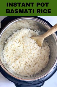 instant pot basmati rice in an instant pressure cooker