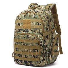 Durable Tactical Backpack For Outdoor Activities, Durable Tactical Backpack, Tactical Khaki Bags For Hiking, Durable Khaki Backpack For Camping, Functional Khaki Backpack For Camping, Military Style Backpack For Outdoor Activities, Military Style Khaki Backpack For Outdoor Activities, Khaki Military Backpack For Outdoor Activities, Khaki Large Capacity Backpack For Outdoor Activities