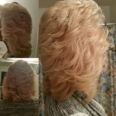 Feathered Hairstyles Medium, Medium Shag Hairstyles, Feathered Hair Cut, Blonde Layered Hair, Feathered Hair, 80s Hair