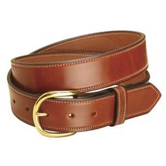 A fine-quality standard for every wardrobe, this Tory Leather Classic Belt will be a distinctive staple for years to come. Crafted of smooth and supple American leather, it features handsome stitching accents, a sewn-on brass buckle and stitched leather keeper. 1" width. Tory Leather uses environmentally friendly leather that has been tanned in vegetable extracts for a rich, long-lasting color. USA. Sizes 28-46; 1" width. Classic Leather Belt For Fall, Classic Leather Belts For Fall, Leather Belts For Formal Fall Occasions, Formal Leather Belts For Fall, Classic Leather Belt With Leather Trim, Classic Brown Belts For Fall, Dover Saddlery, Used Saddles, Jane Smith