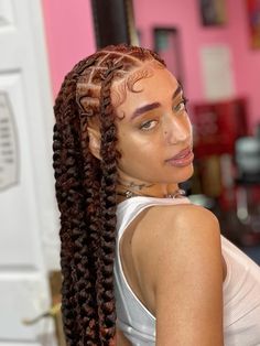 Extended & dyed locsss Island Twists Over Locs, Loc No Retwist Styles, Loc Styles Birthday, Locs Dyed In The Back, Locs With Dyed Tips, Extended Loc Styles Over Locs, Long Fluffy Locs, Skunk Stripe Locs Black Women, Hair Dye Ideas For Locs