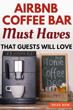 coffee bar must haves that guests will love read now to learn how to use them