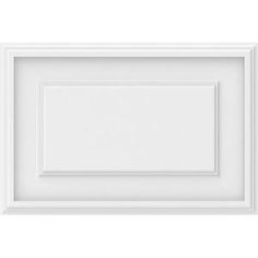 an empty white square frame on a white background with clipping for text or image