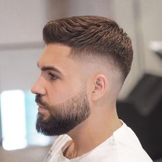 Beard Cut Styles For Men, Hair Fades For Men, Mens Hair Style, Skin Fade With Beard, Trendy Haircuts For Men, Best Mens Haircuts, Taper Fade Short Hair, Men Fade Haircut Short