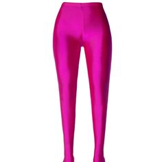 The Azalea Wang " Hollywood Limelight" Stretch Chunky Heel Pant Boot In Fuchsia Is An All-In-One Pant Boot Featuring A Shiny Spandex Fabrication, A Built-In High-Waisted Legging, A Hidden Inner Pump, A Square Toe, A Chunky Heel, And A Platform Base. Fuchsia - Stretch Spandex Upper - Hand Wash Cold, Hang Dry - Square Toe - Chunky Heel - 40" Waist To Shoe Upper, 12“ Rise - 5.75” Heel Height, 2” Platform Boot Brands, Shoes Heels Boots, High Waisted Leggings, Chunky Heels, Shoes Women Heels, Heeled Boots, Heel Height, Shoes Heels, High Waisted