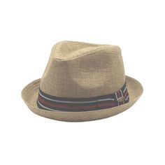 "Stay stylish and protected under the sun with our Linen & Cotton Hat. The lightweight and breathable material ensures comfort, while the 1.5\" brim provides ample shade. Complete your look with the charming ribbon band. Perfect for any outdoor occasion. Size: Medium (22 1/4\") -57cm / Large (23\") 59cm / Extra Large (23 7/8\") - 61cm" Lightweight Brown Fedora For Outdoor, Beige Brimmed Sun Hat With Adjustable Fit, Adjustable Fit Beige Brimmed Sun Hat, Summer Brimmed Fedora With Adjustable Fit, Lightweight Straw Hat With Short Brim For Outdoor, Lightweight Short Brim Straw Hat For Outdoor, Summer Fedora With Adjustable Fit And Short Brim, Brown Straw Hat With Short Brim, One Size, Beige Woven Fedora