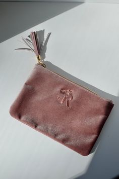 This limited edition pink velvet zippered pouch is a perfect gift, makeup bag, or even an evening clutch. 8.25" in length, 5.5" in height. $20.00 Evening Clutch Cosmetic Bag With Zipper, Pink Clutch Pouch With Dust Bag, Pink Zipper Pouch Clutch As Gift, Pink Clutch Cosmetic Bag With Zipper, Pink Clutch With Zipper Pouch For Gift, Pink Clutch With Zipper Pouch As Gift, Elegant Pink Pouch Cosmetic Bag, Party Cosmetic Zipper Pouch Bag, Ginger Oil